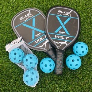 Franklin Pickleball Set Blue Volt with Six Balls
